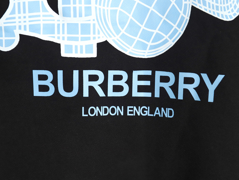 B**rry back blue bear print crew neck sweatshirt tsk1