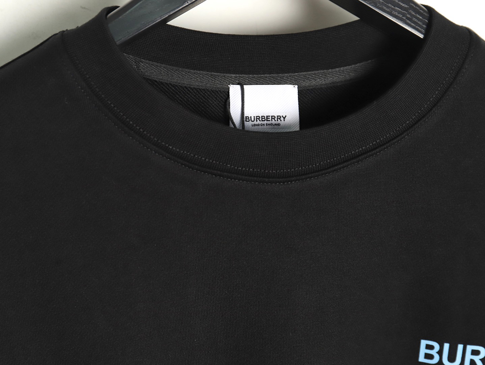 B**rry back blue bear print crew neck sweatshirt tsk1