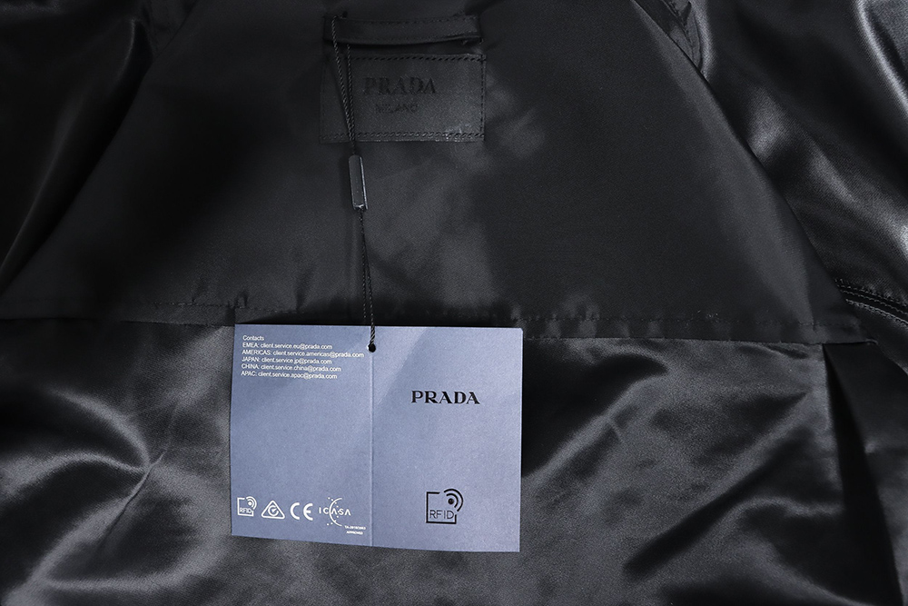 Pra*a detachable nylon work jacket