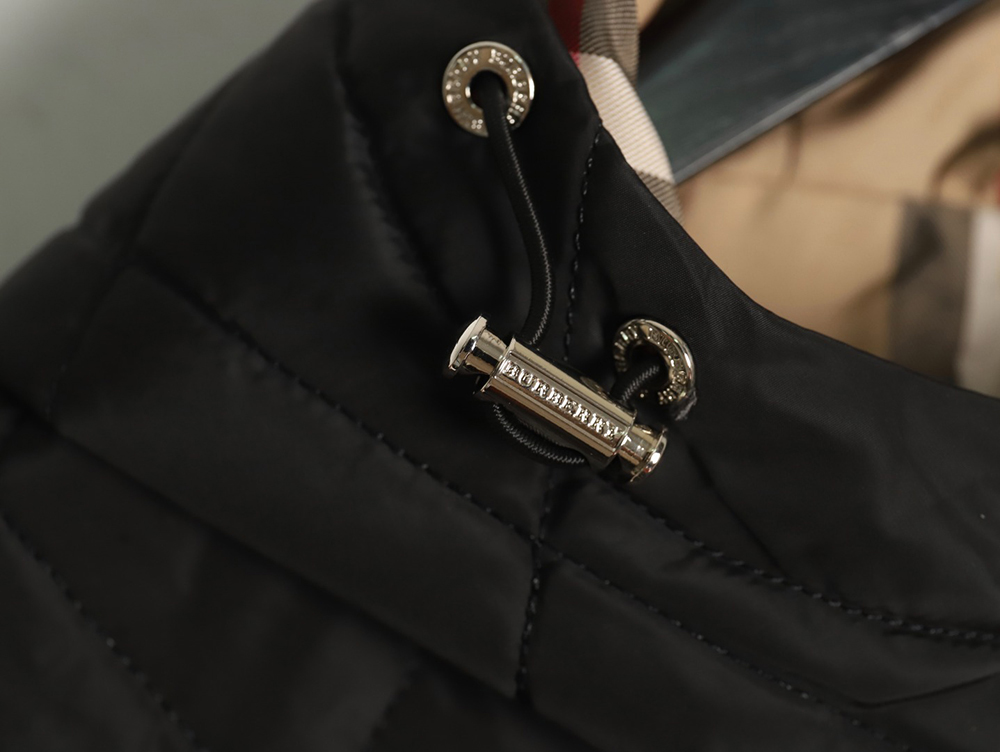 B**rry double-zip thin cotton hooded jacket