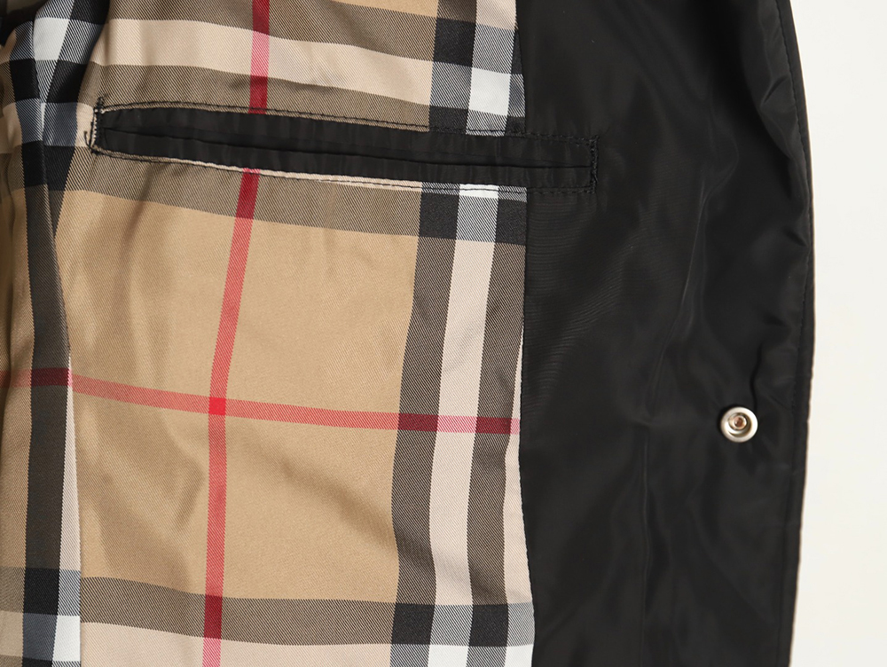 B**rry double-zip thin cotton hooded jacket