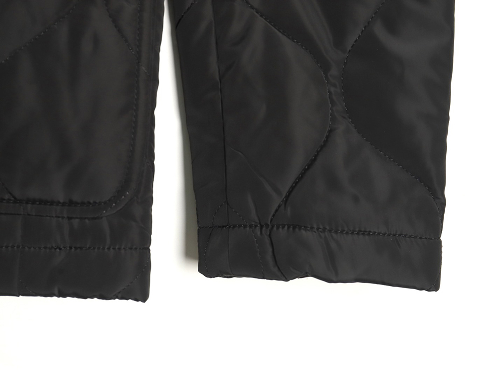 B**rry double-zip thin cotton hooded jacket