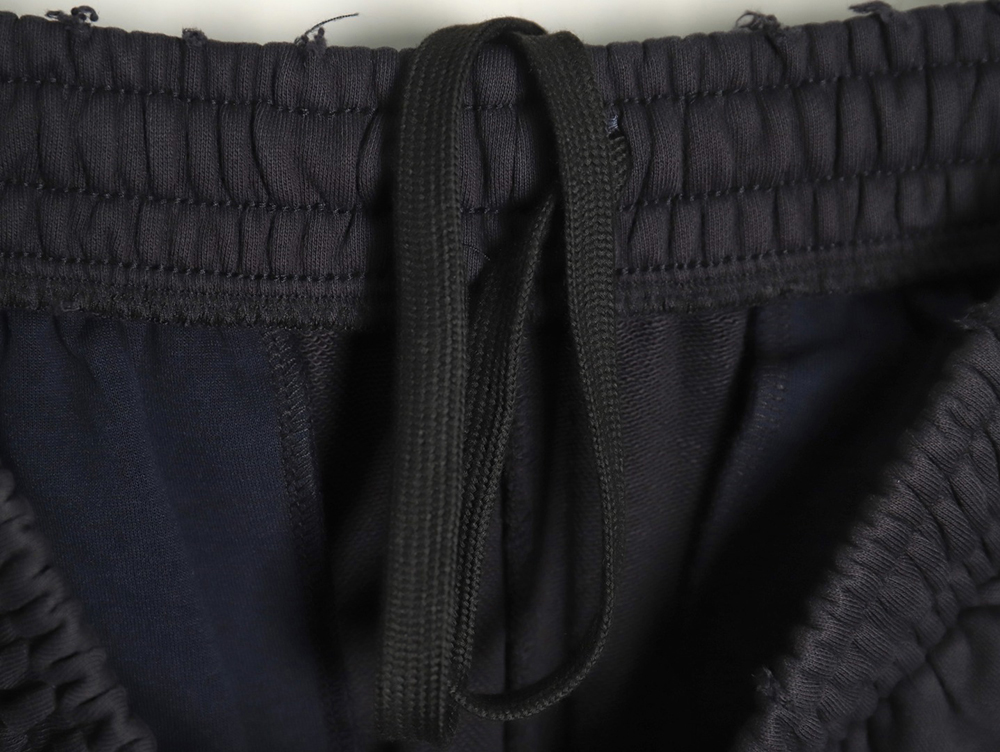 Ba*len*cia*ga earth pattern print distressed trousers tsk1