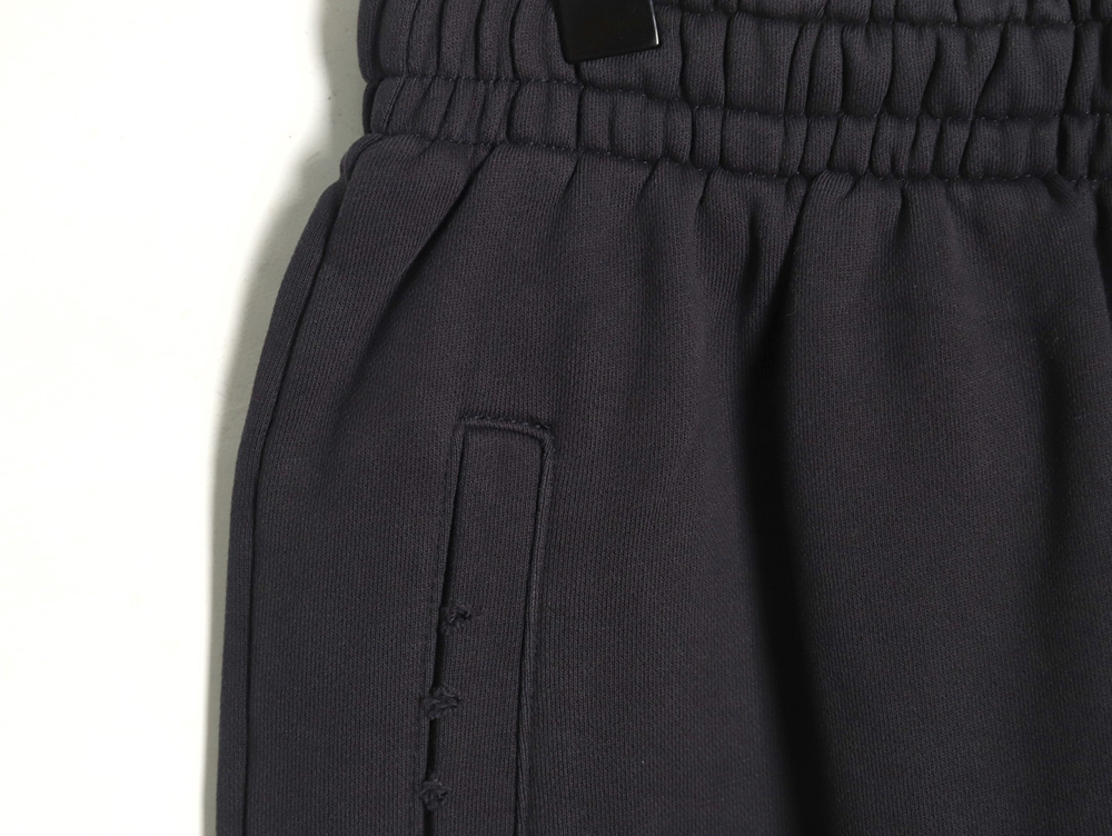 Ba*len*cia*ga earth pattern print distressed trousers tsk1