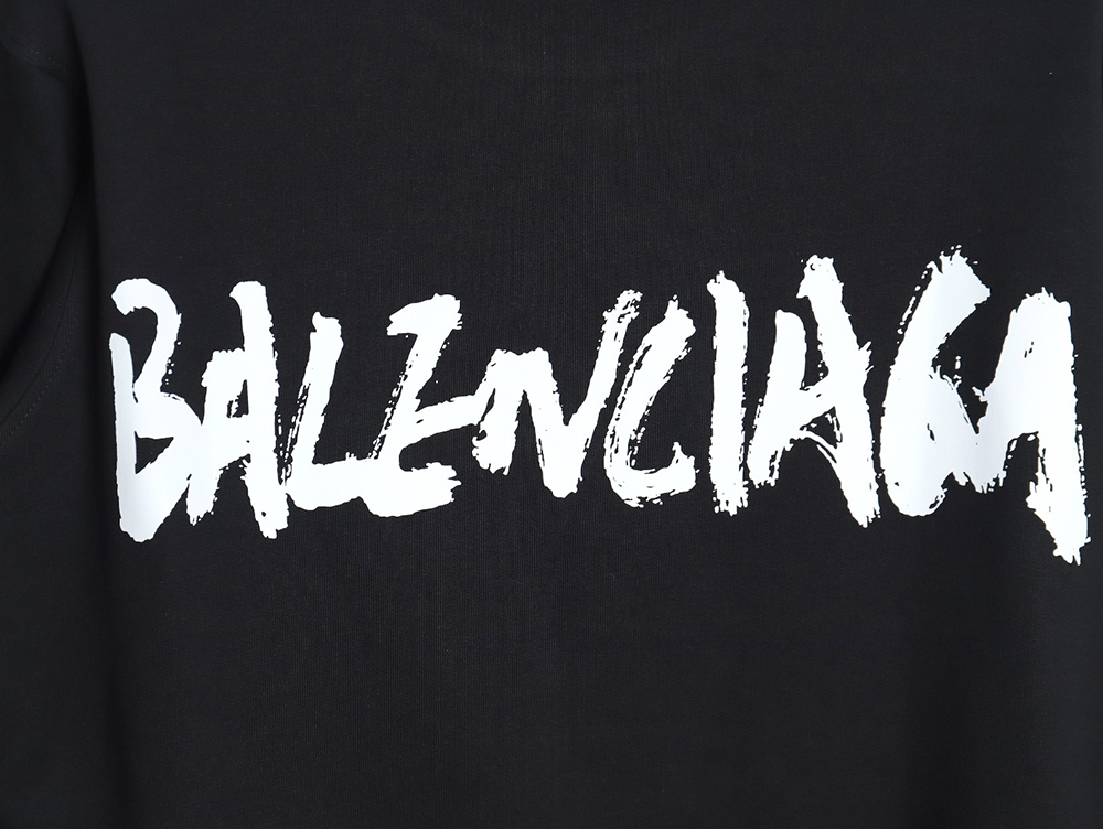 G*u*i & ba*len*cia*ga graffiti lettering print crewneck sweatshirt tsk1