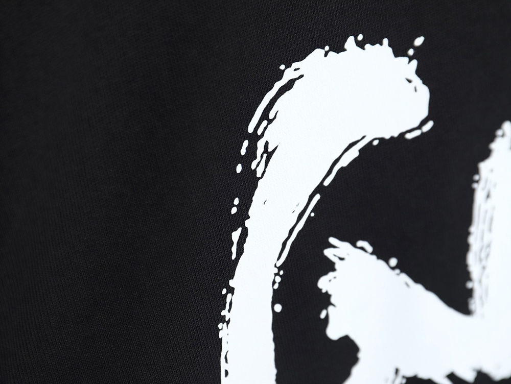 G*u*i & ba*len*cia*ga graffiti lettering print crewneck sweatshirt tsk1