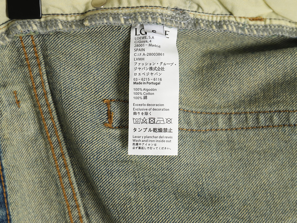 L0ew* classic simple jeans