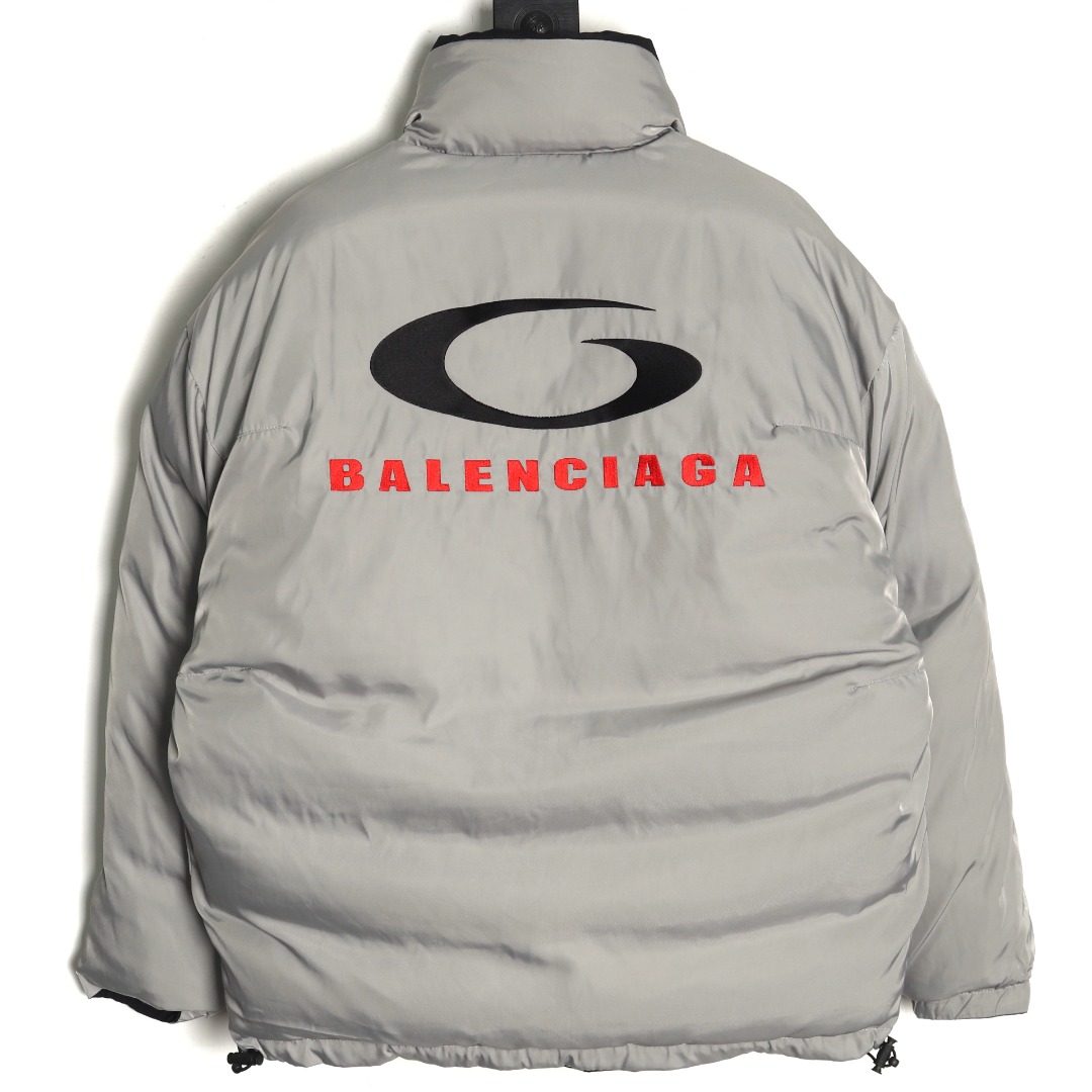 Ba*len*cia*ga reversible hollow embroidered cotton jacket