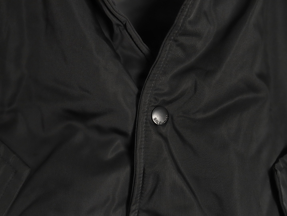 Ba*len*cia*ga paris english letter embroidered baseball jacket