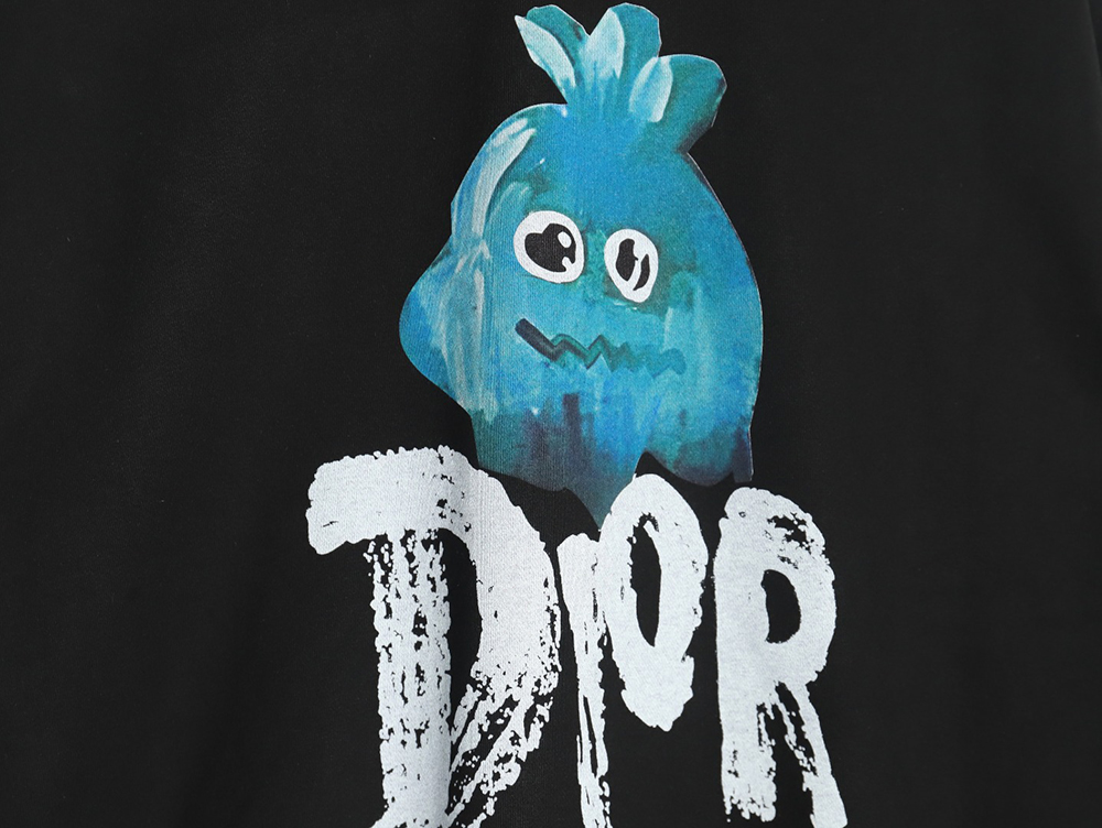 D*or printed crew neck sweatshirt tsk1