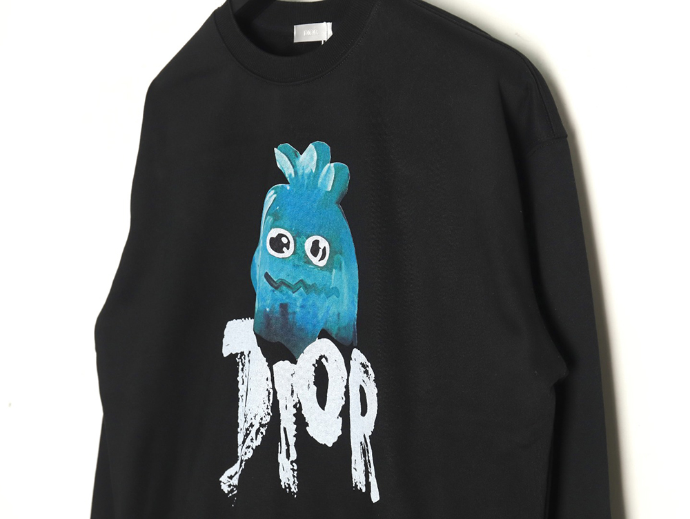 D*or printed crew neck sweatshirt tsk1