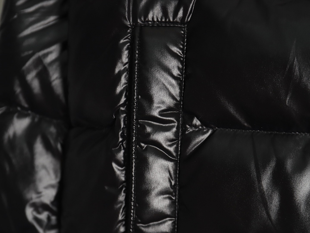 Moncler 22corydale double peak striped hooded down jacket