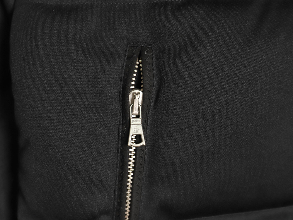 Moncler & Palm Angels joint color strip embroidery logo down jacket TSK1