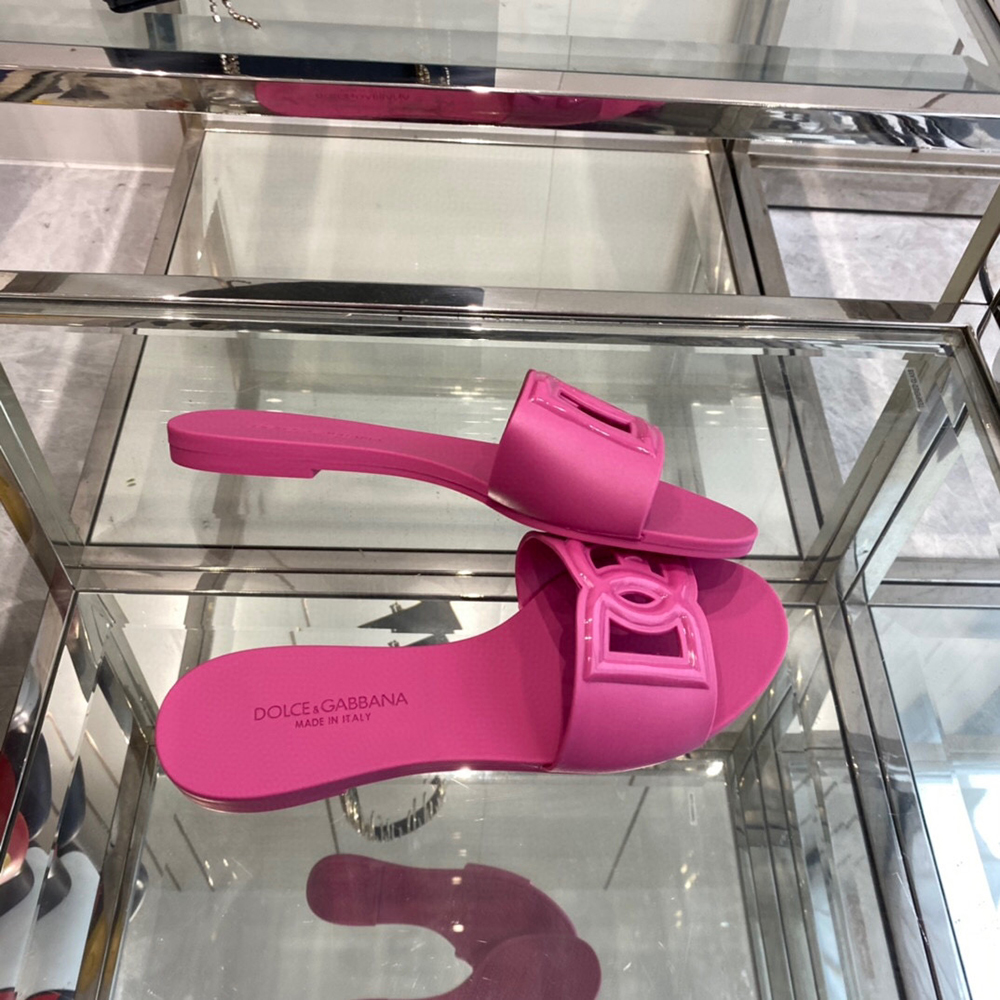 Dolce & Gabbana Rubber Beachwear Sliders