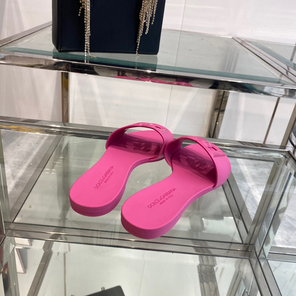Dolce & Gabbana Rubber Beachwear Sliders