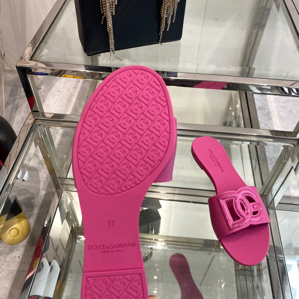 Dolce & Gabbana Rubber Beachwear Sliders