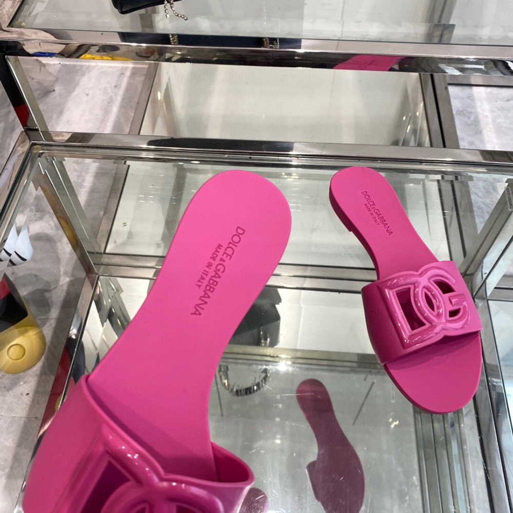 Dolce & Gabbana Rubber Beachwear Sliders