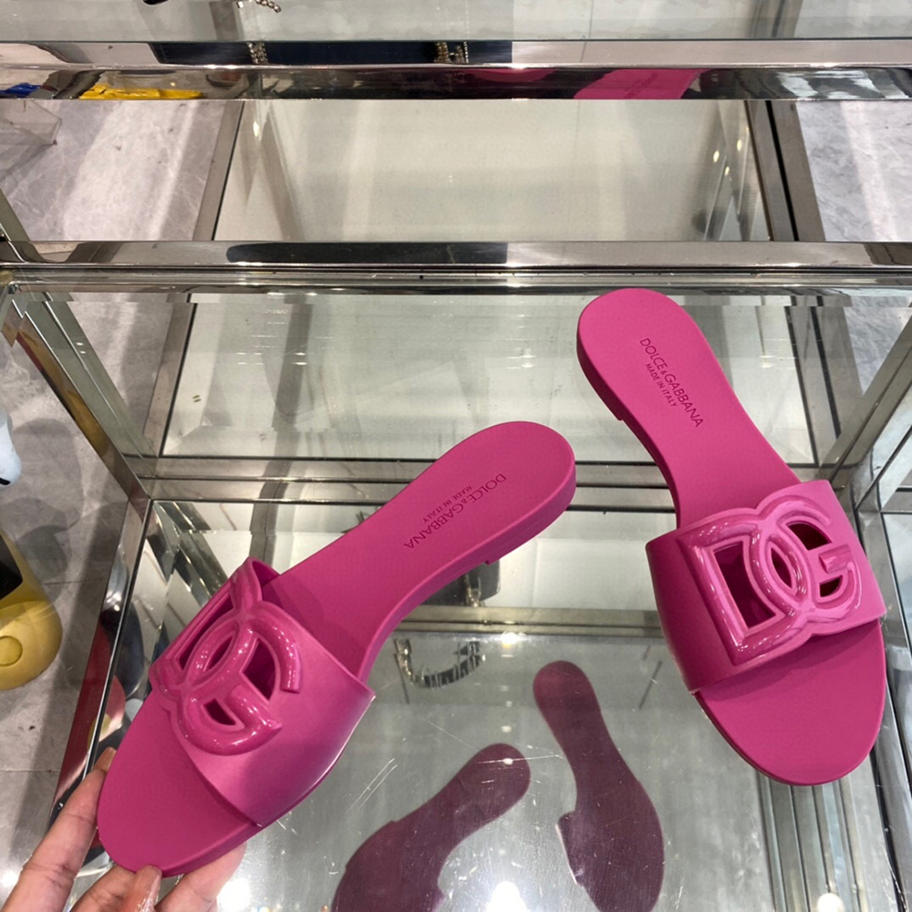 Dolce & Gabbana Rubber Beachwear Sliders