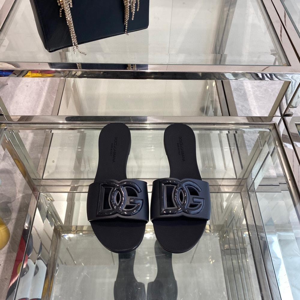 Dolce & Gabbana Rubber Beachwear Sliders