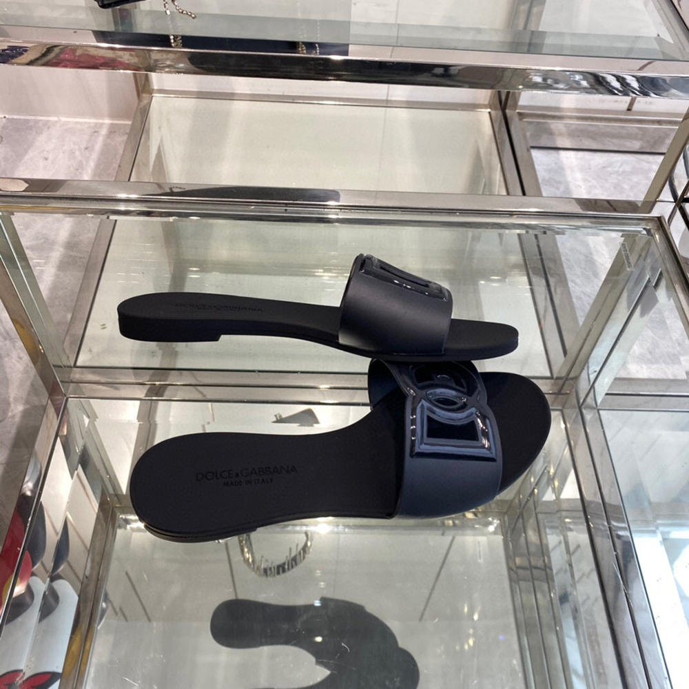 Dolce & Gabbana Rubber Beachwear Sliders