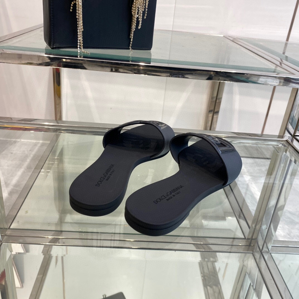 Dolce & Gabbana Rubber Beachwear Sliders