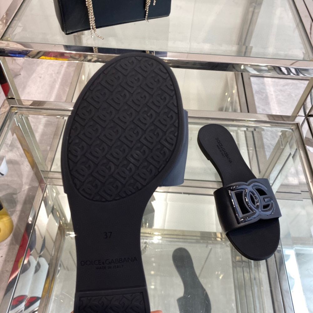 Dolce & Gabbana Rubber Beachwear Sliders