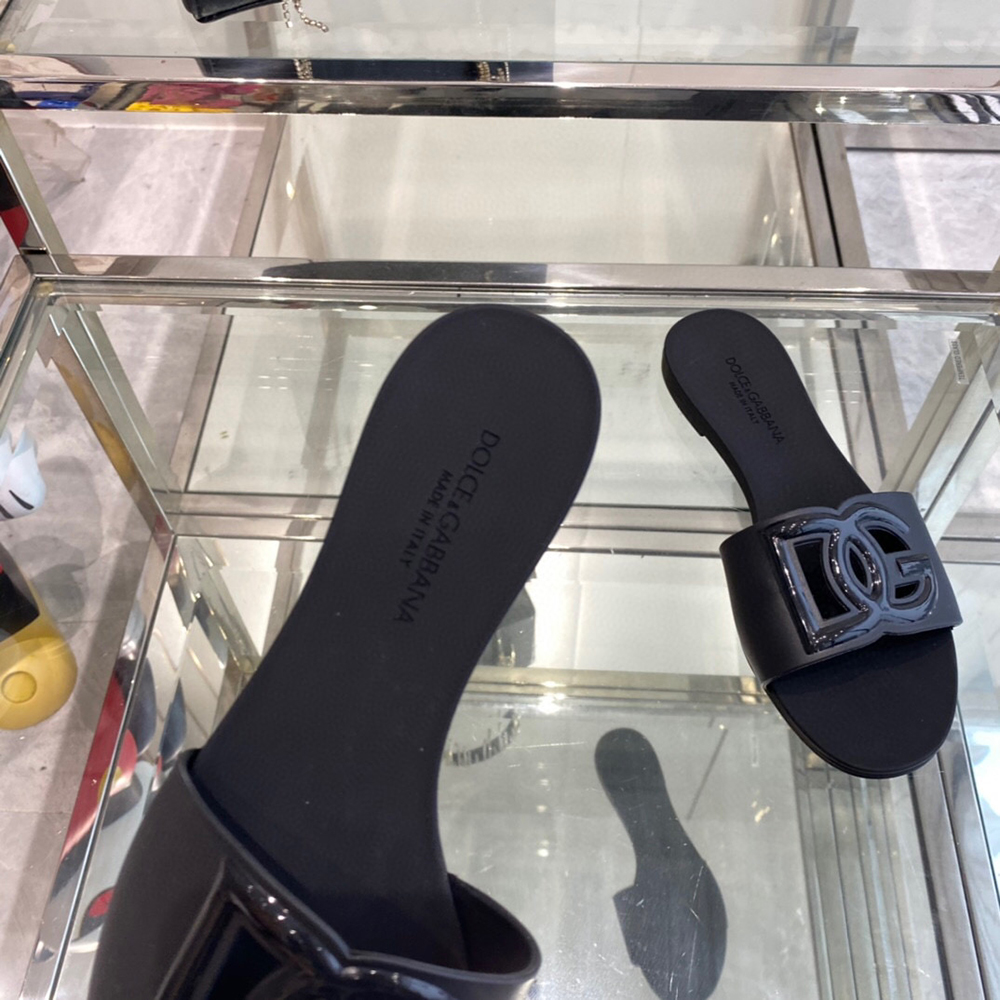 Dolce & Gabbana Rubber Beachwear Sliders