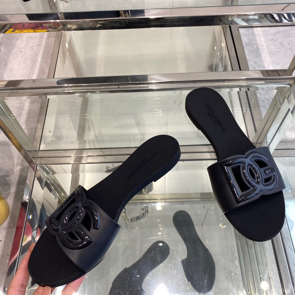 Dolce & Gabbana Rubber Beachwear Sliders