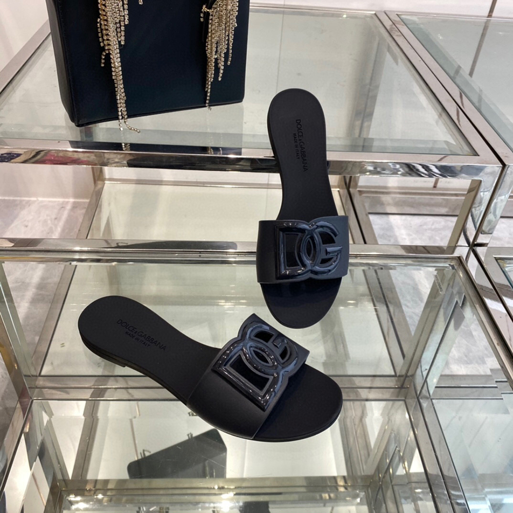 Dolce & Gabbana Rubber Beachwear Sliders