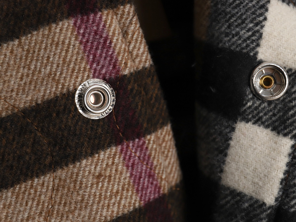 B**rry checked wool bomber jacket