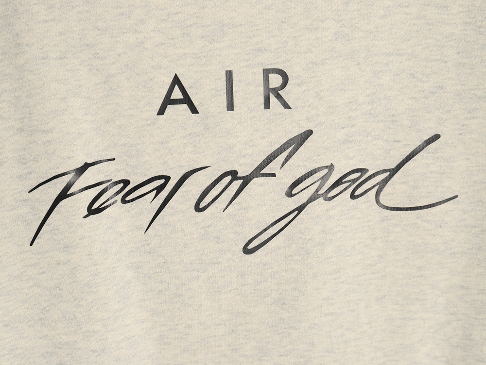 Fear of God essential AIR lettering hoodie