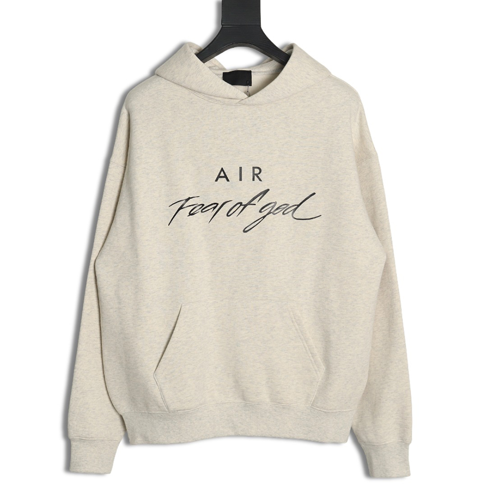 Fear of God essential AIR lettering hoodie