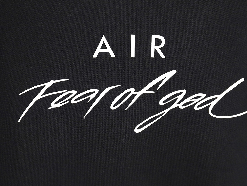 Fear of God essential AIR lettering hoodie TSK1