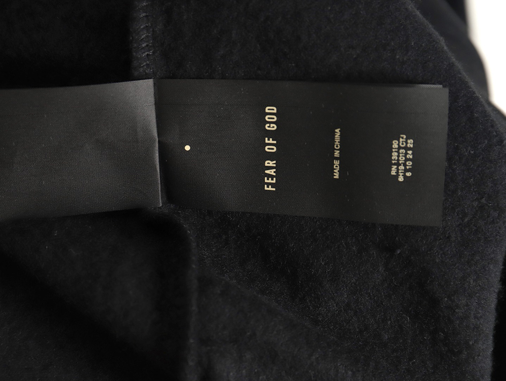 Fear of God essential AIR lettering hoodie TSK1