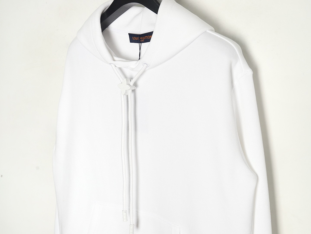 l0*is V*t0n hardware floral hooded sweatshirt