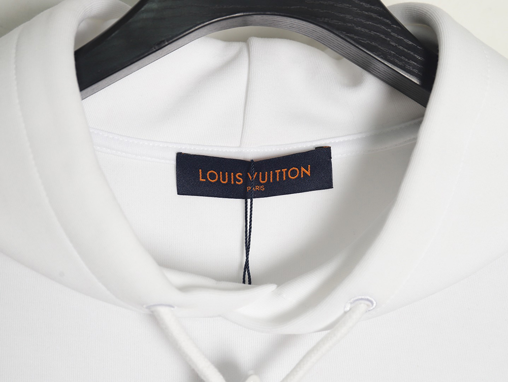 l0*is V*t0n hardware floral hooded sweatshirt