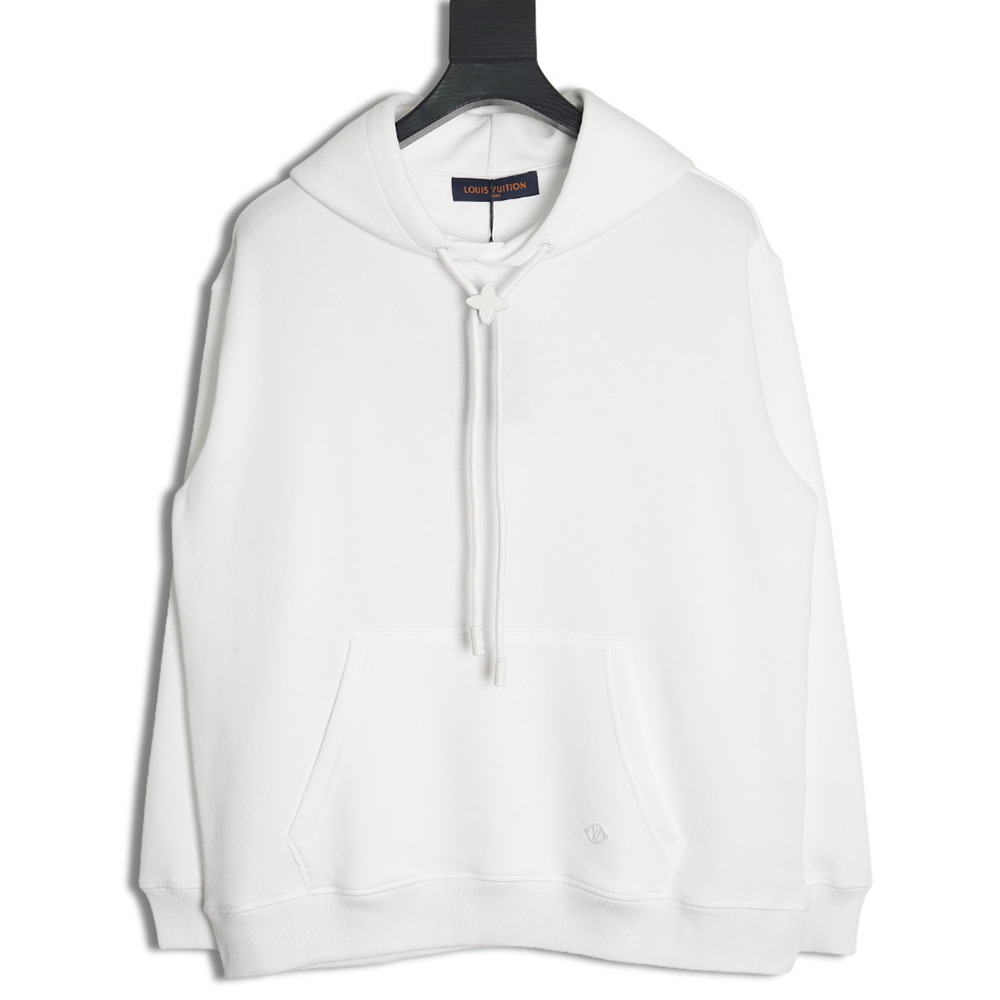 l0*is V*t0n hardware floral hooded sweatshirt