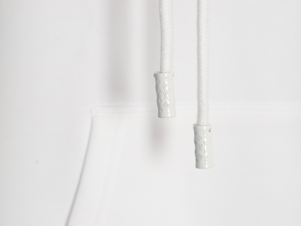 l0*is V*t0n hardware floral hooded sweatshirt