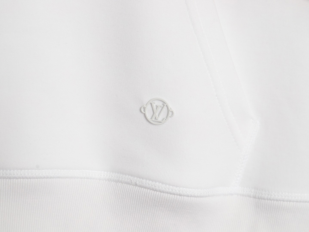 l0*is V*t0n hardware floral hooded sweatshirt