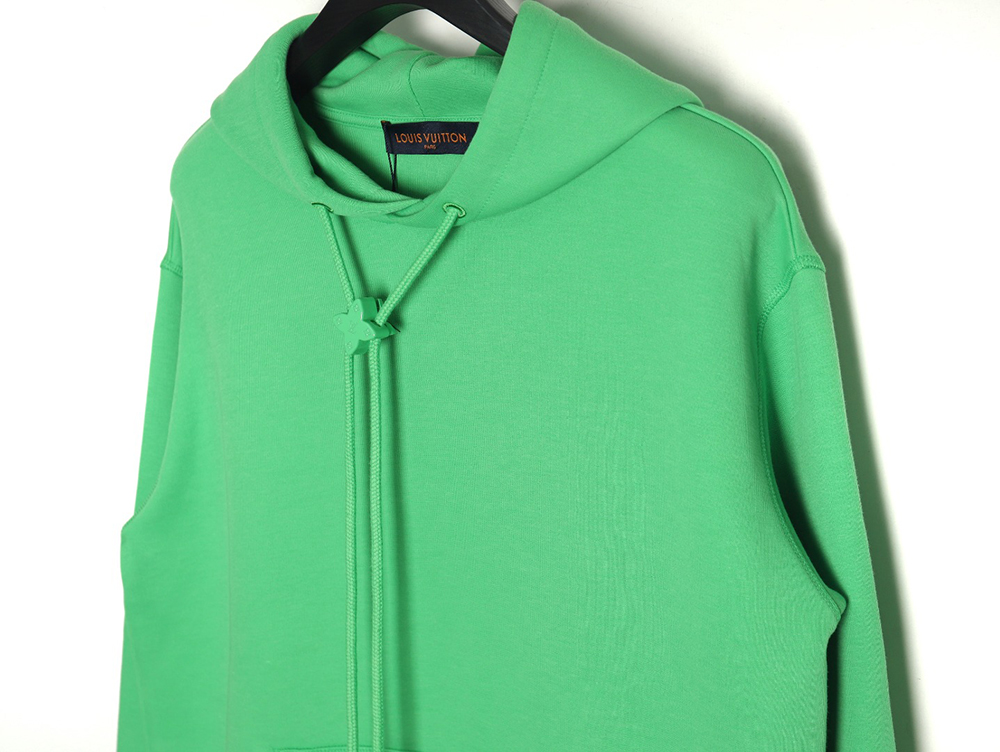 l0*is V*t0n hardware floral hooded sweatshirt tsk1