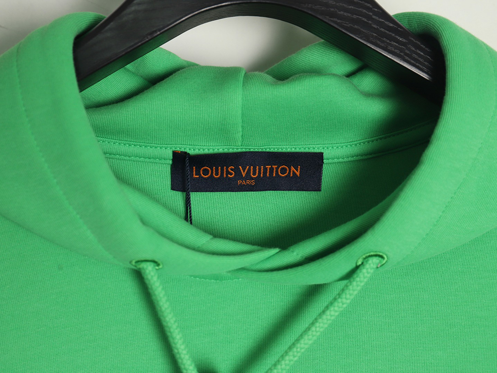 l0*is V*t0n hardware floral hooded sweatshirt tsk1