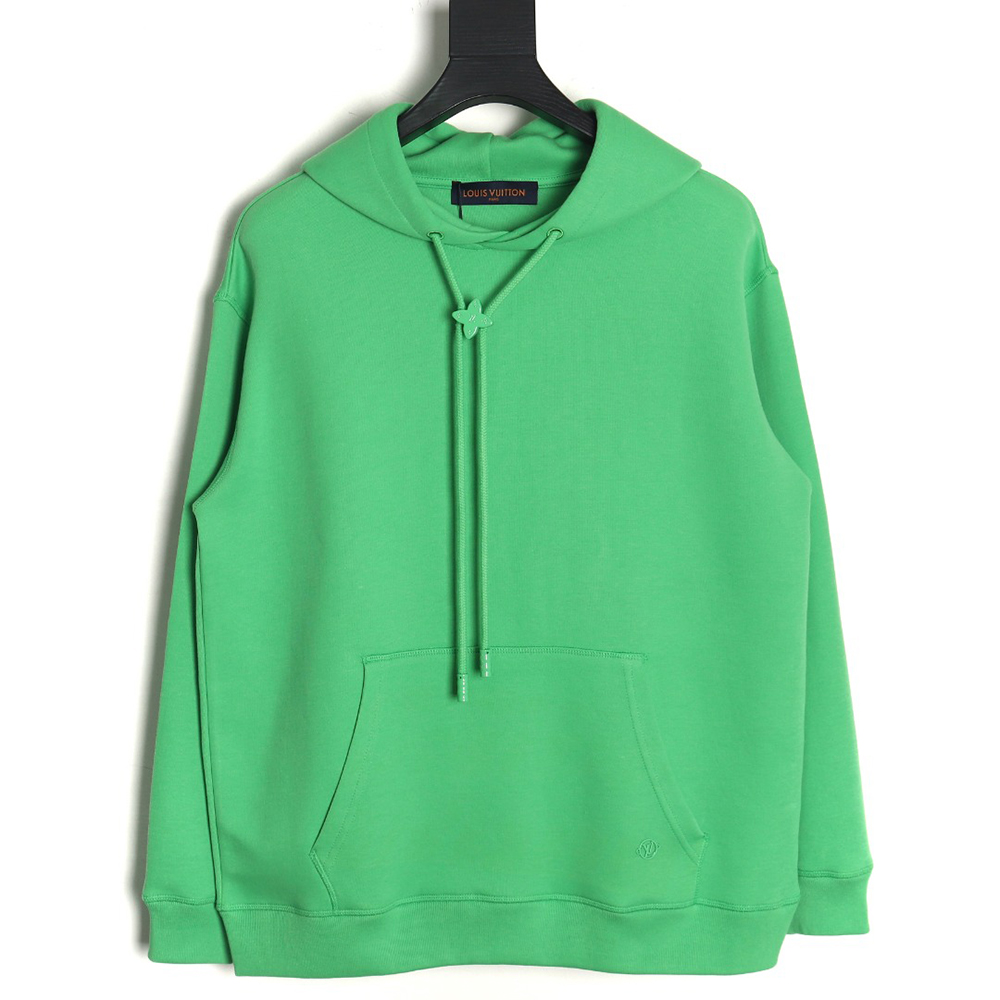 l0*is V*t0n hardware floral hooded sweatshirt tsk1