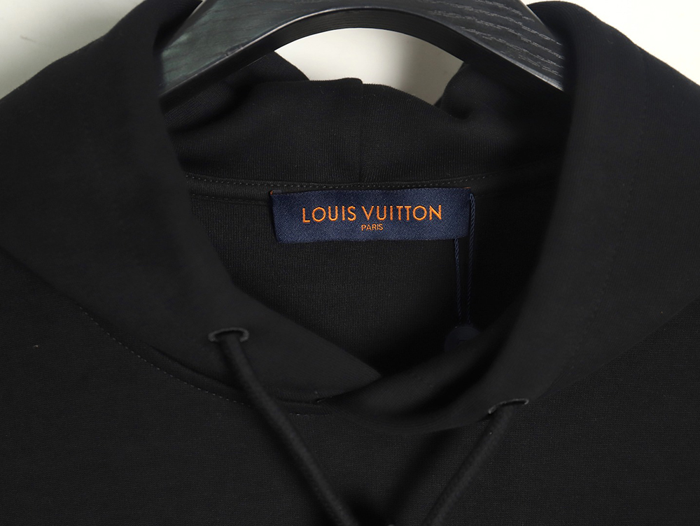 l0*is V*t0n hardware floral hooded sweatshirt tsk2