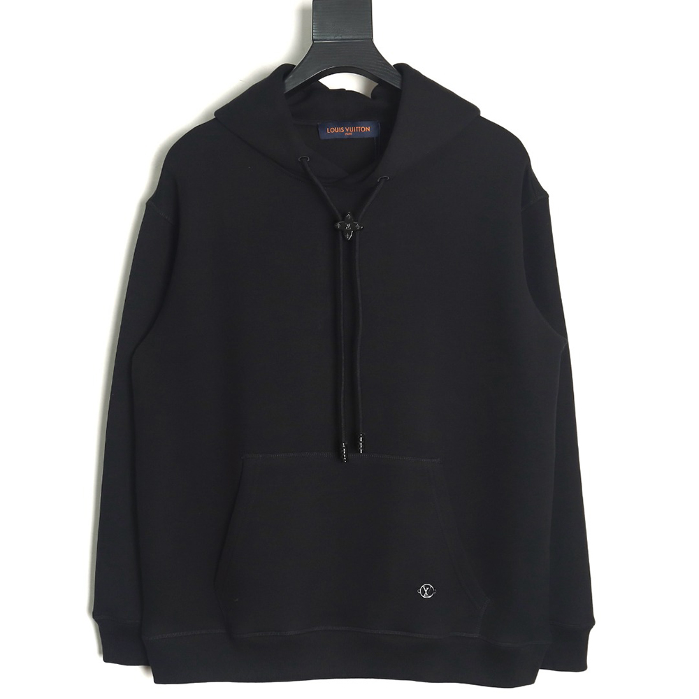 l0*is V*t0n hardware floral hooded sweatshirt tsk2