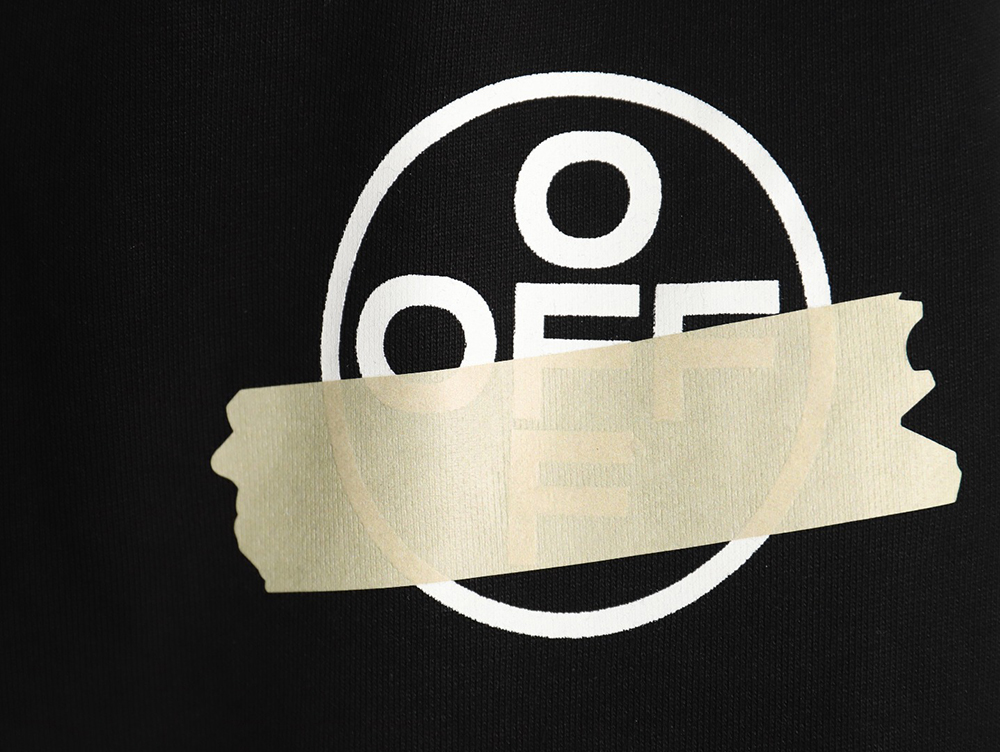 off-white yellow tape trousers