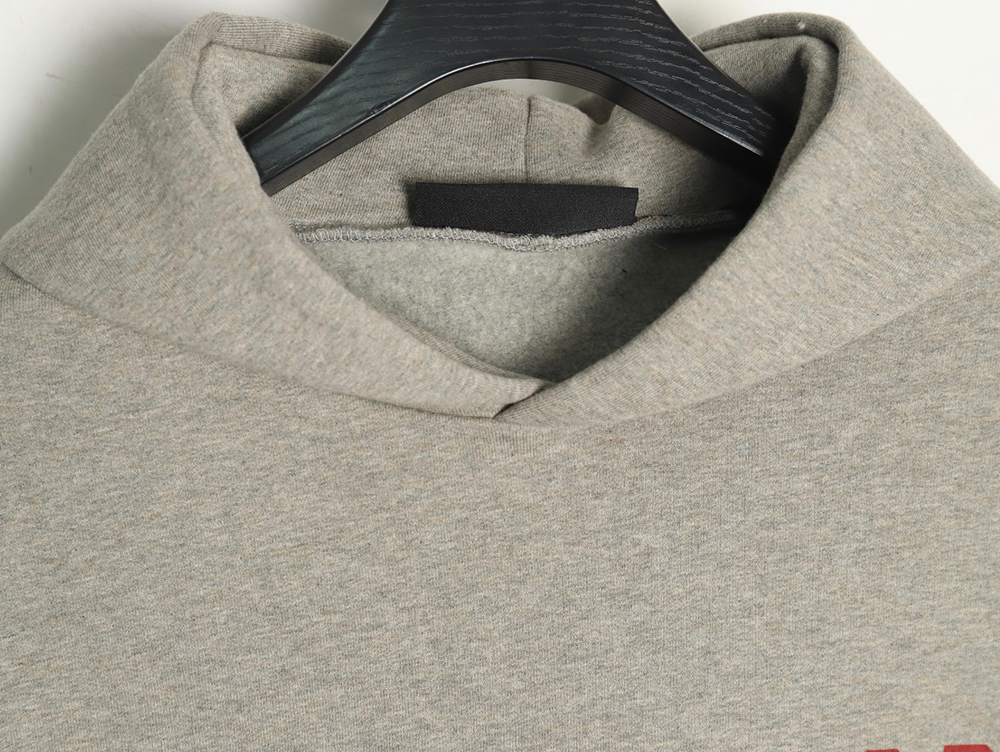 Fear of God lettering print long-sleeved hooded sweatshirt