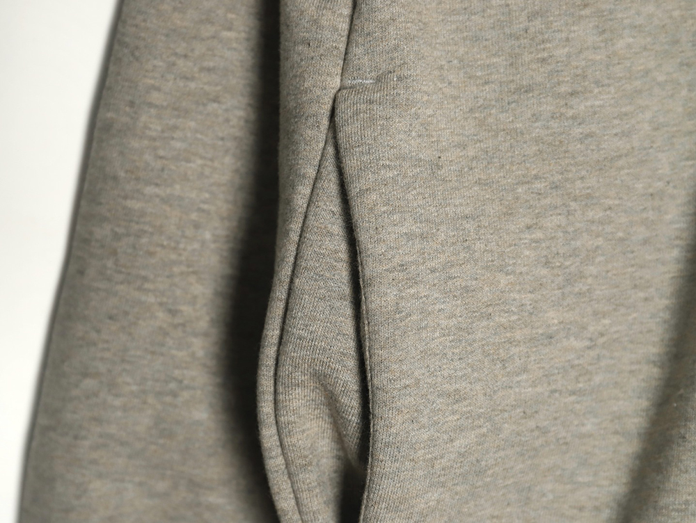 Fear of God lettering print long-sleeved hooded sweatshirt