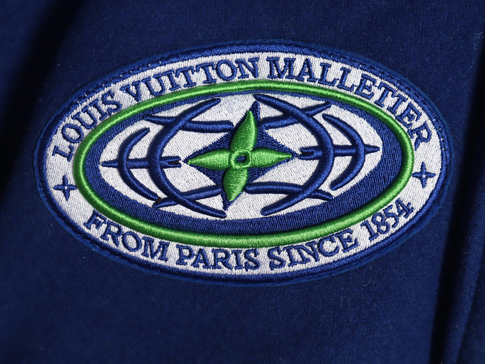 l0*is V*t0n klein blue earth baseball jacket