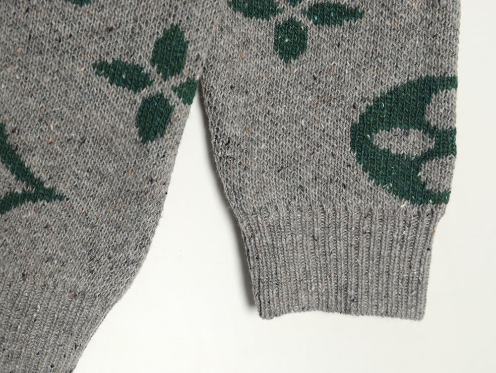 l0*is V*t0n all over logo jacquard crewneck sweater tsk1