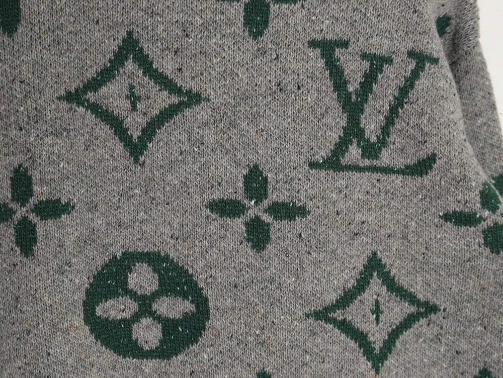 l0*is V*t0n all over logo jacquard crewneck sweater tsk1